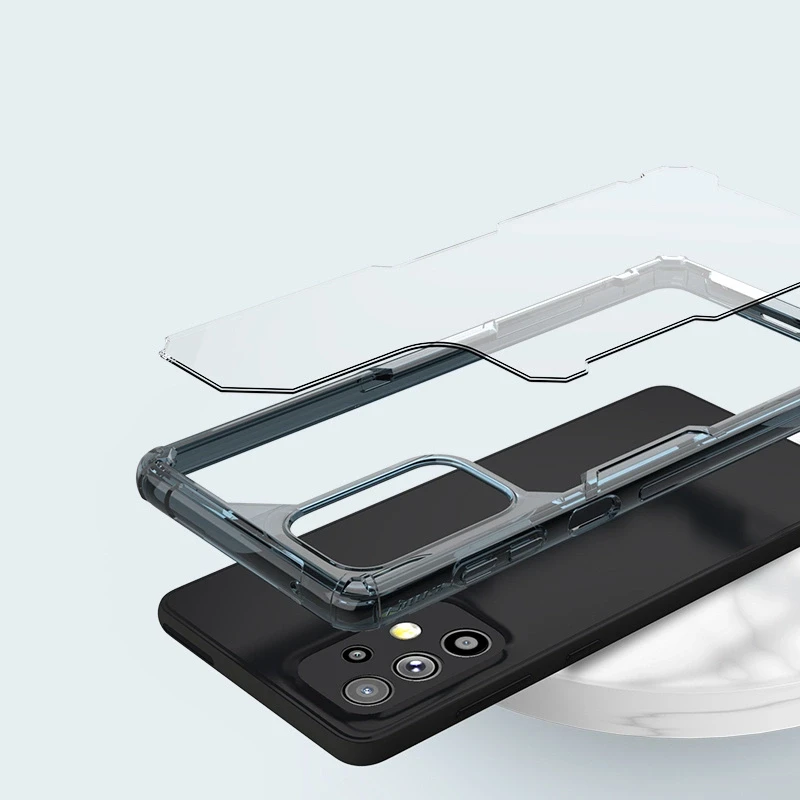 Nillkin Nature Pro Samsung Galaxy A73 armored dėklas telefonui skaidrus