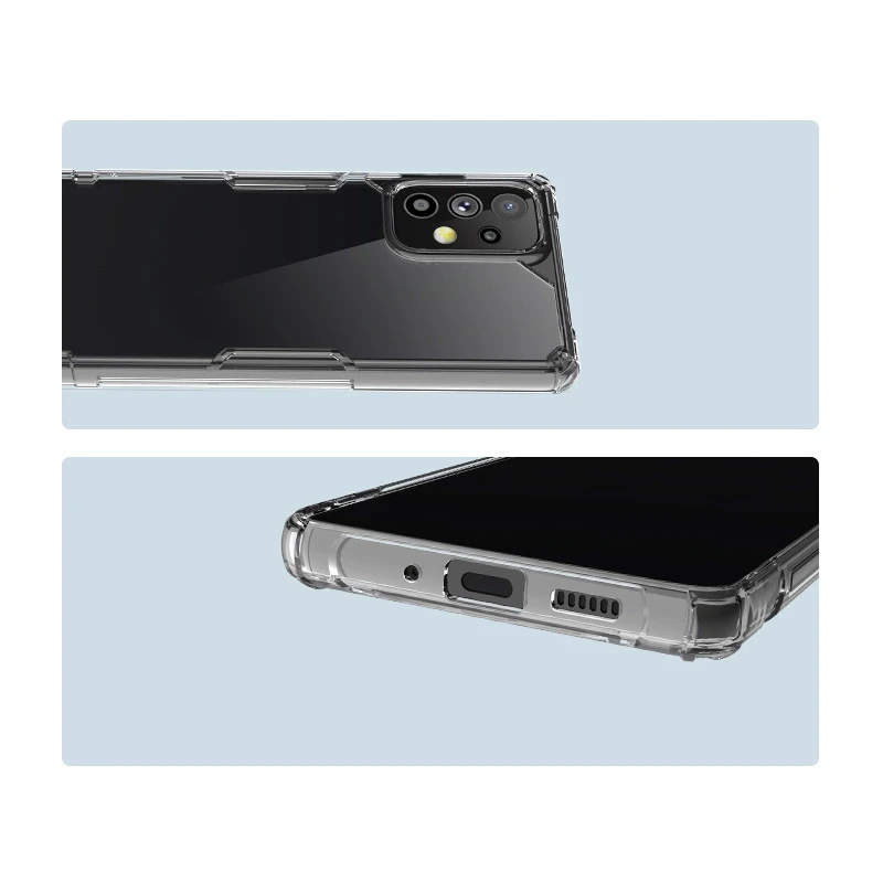 Nillkin Nature Pro Samsung Galaxy A73 armored dėklas telefonui skaidrus