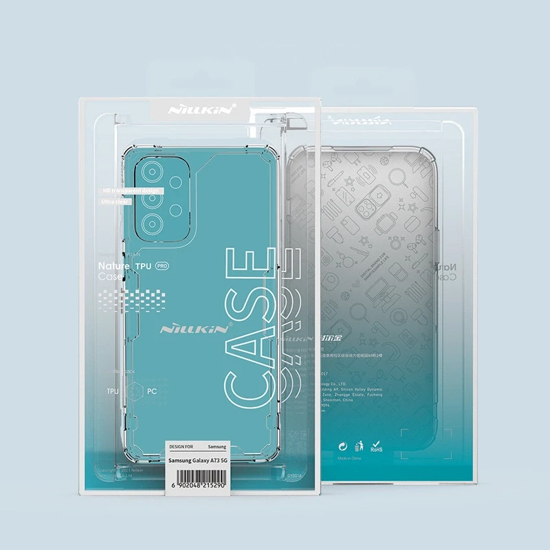 Nillkin Nature Pro Samsung Galaxy A73 armored dėklas telefonui skaidrus