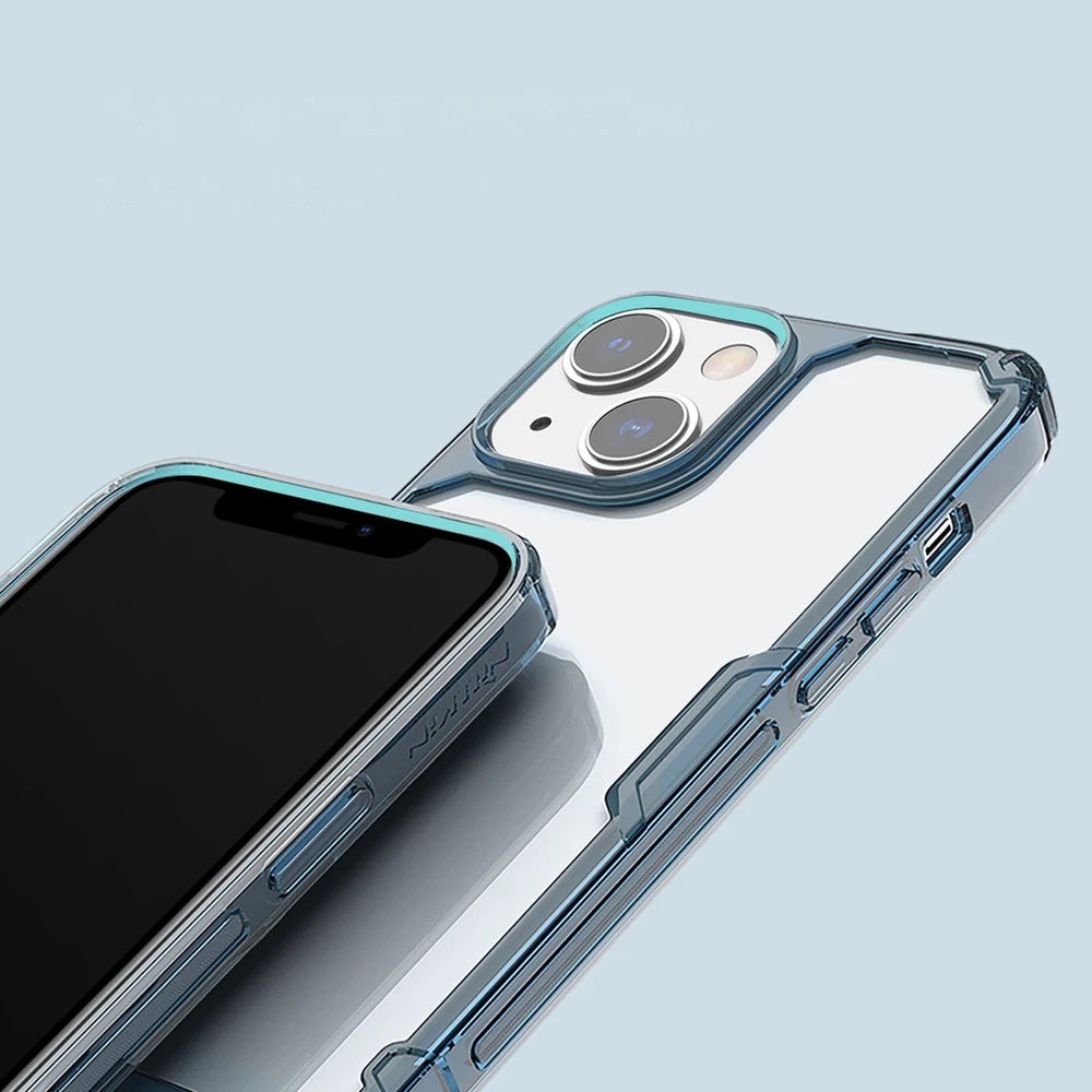 Nillkin Nature TPU Pro dėklas, skirtas Apple iPhone 14 Plus (mėlynas)