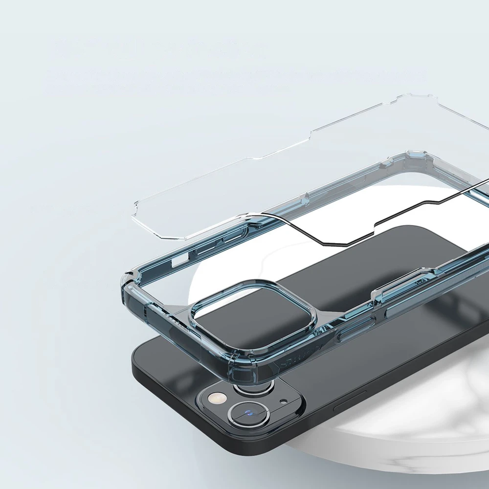 Nillkin Nature TPU Pro dėklas, skirtas Apple iPhone 14 Plus (mėlynas)