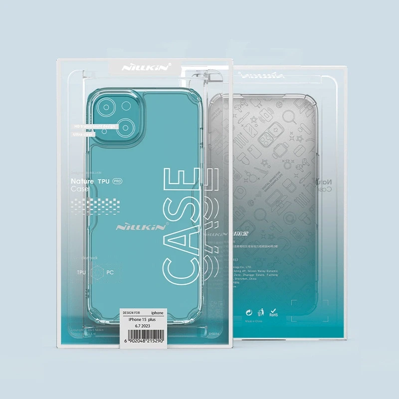 Dėklas Nillkin Nature TPU Pro Apple iPhone 15 Pro baltas