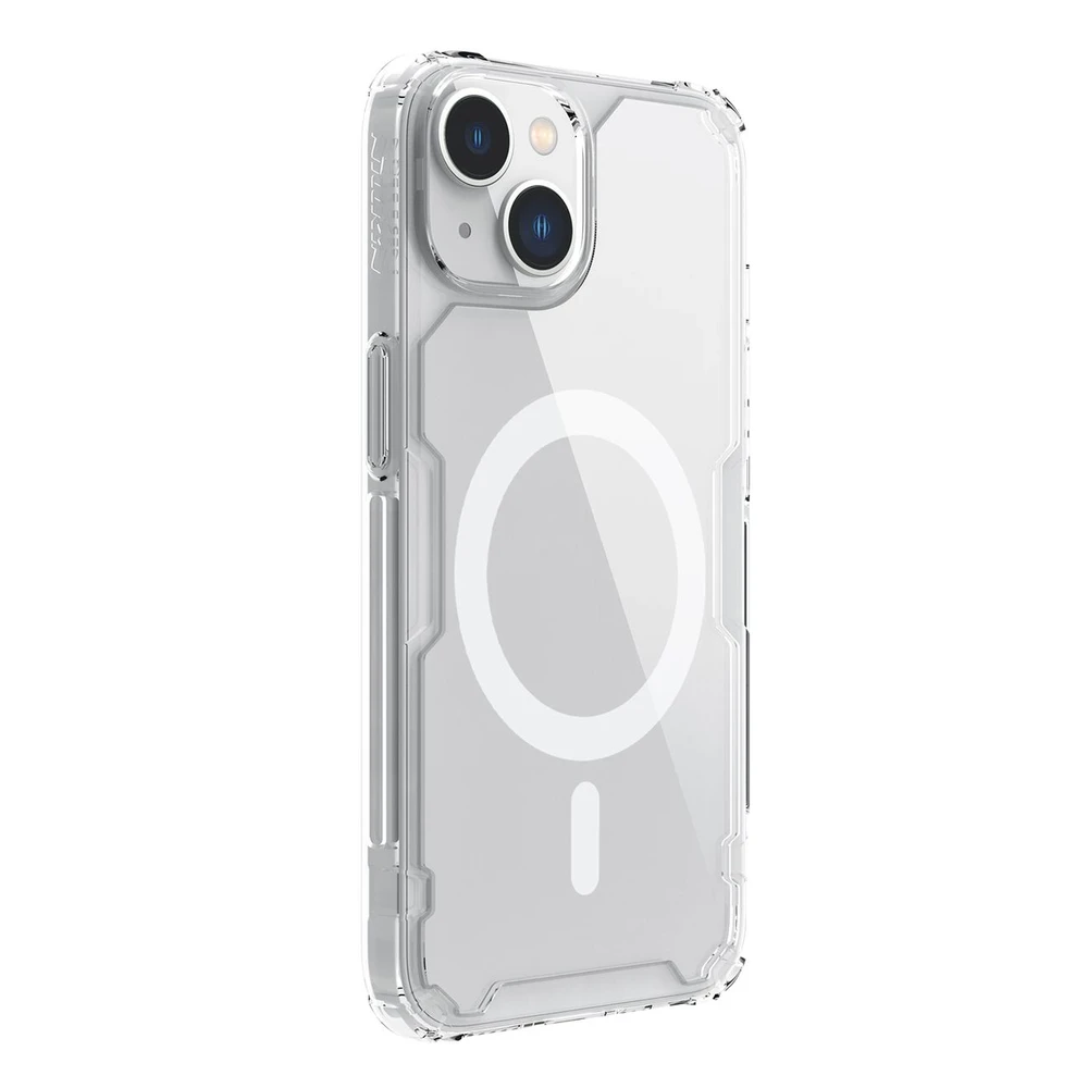 Nillkin Nature TPU Pro magnetinis dėklas, skirtas Apple iPhone 14 Plus (baltas)
