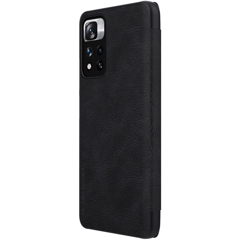 Dėklas NILLKIN QIN BOOK LEATHER CASE XIAOMI REDMI NOTE 11 PRO/11 PRO+ Juodas