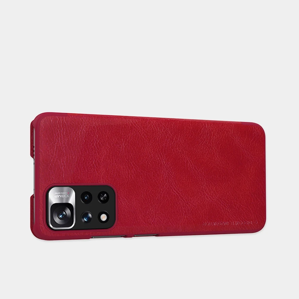 Dėklas NILLKIN QIN BOOK LEATHER CASE XIAOMI REDMI NOTE 11 PRO/11 PRO+ BROWN