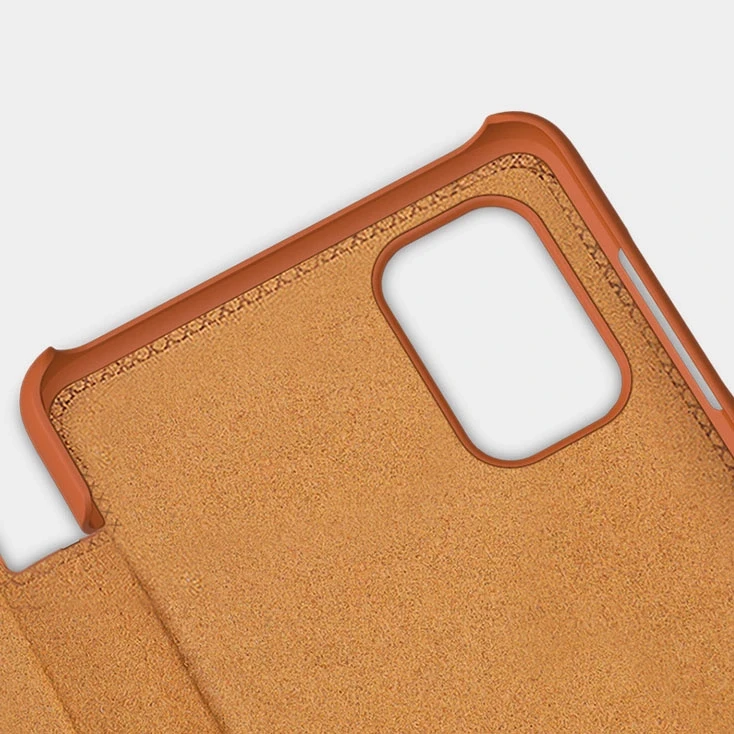 Dėklas NILLKIN QIN BOOK LEATHER CASE XIAOMI REDMI NOTE 11 PRO/11 PRO+ BROWN