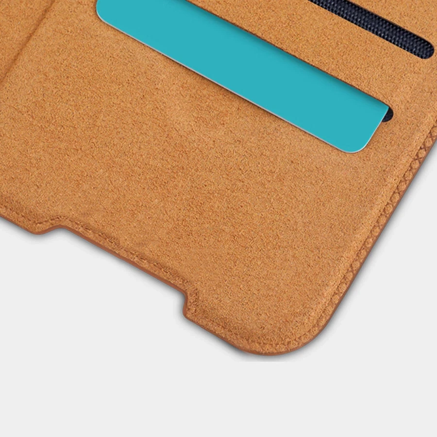 Nillkin Qin Flip Xiaomi Redmi Note 11T 5G / 11S 5G / 11 5G (China) / Poco M4 Pro 5G – dėklas telefonui juodos spalvos