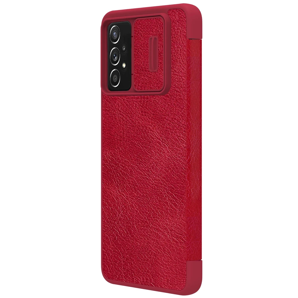 Nillkin Qin leather holster Samsung Galaxy A73 dėklas telefonui raudonos spalvos