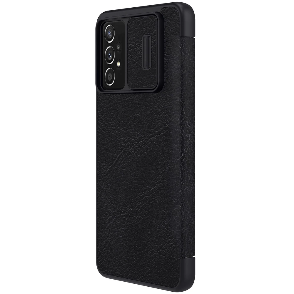 Nillkin Qin leather holster Samsung Galaxy A73 dėklas telefonui juodos spalvos