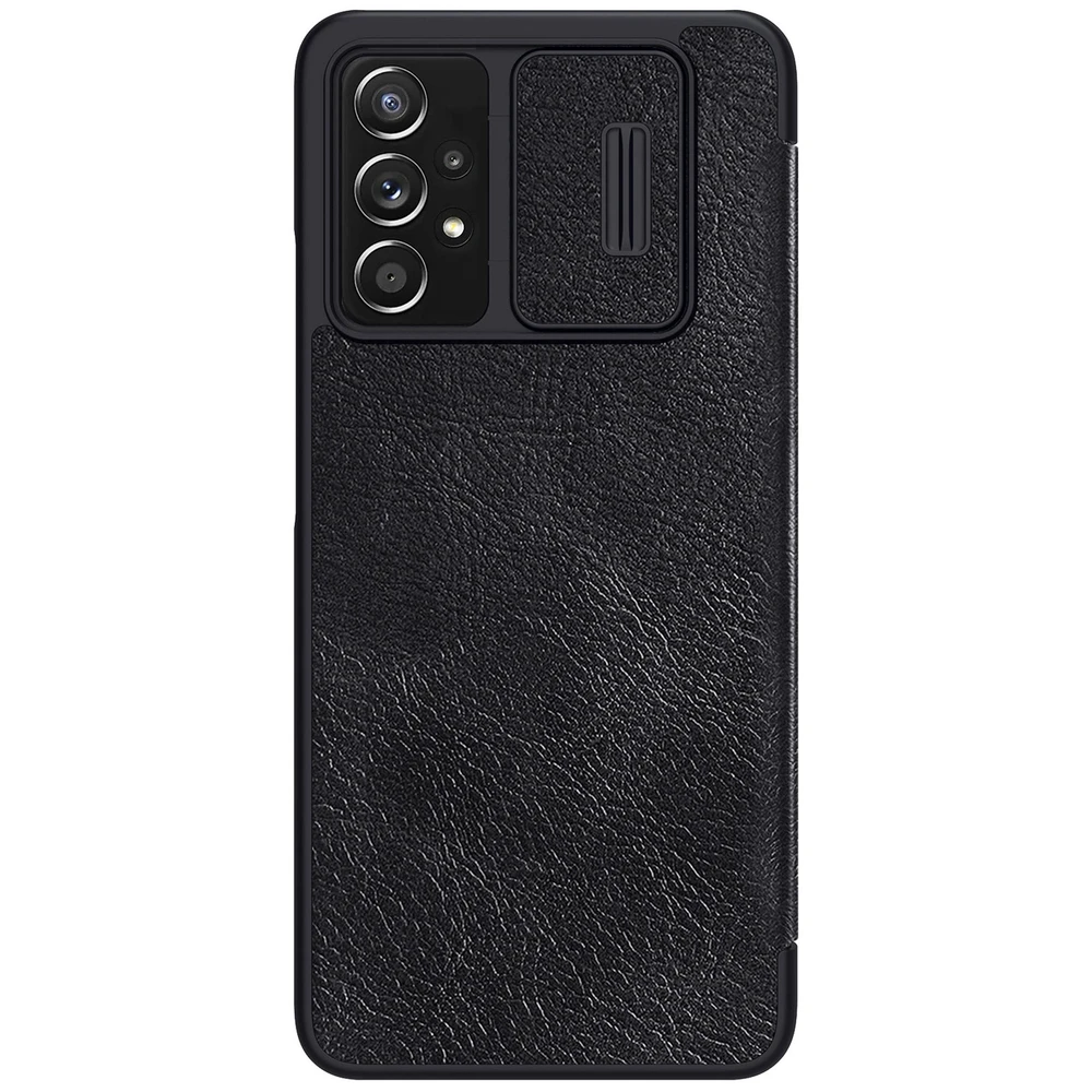 Nillkin Qin leather holster Samsung Galaxy A73 dėklas telefonui juodos spalvos