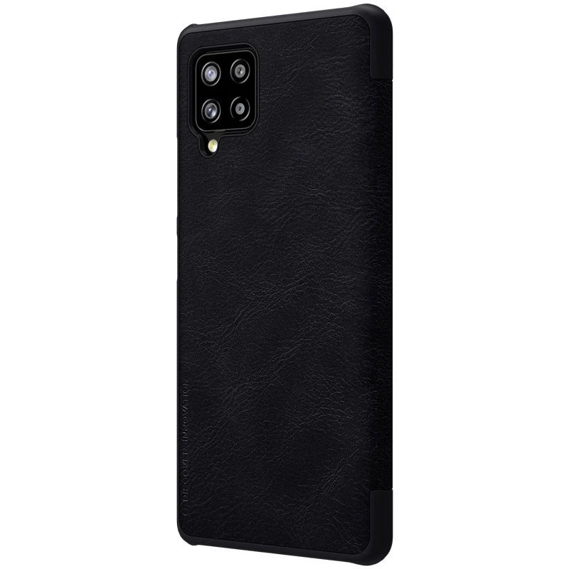 Nillkin Qin leather holster case Samsung Galaxy A42 5G dėklas telefonui juodos spalvos