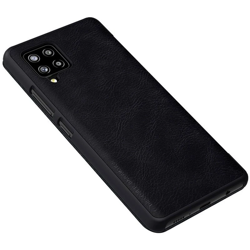 Nillkin Qin leather holster case Samsung Galaxy A42 5G dėklas telefonui juodos spalvos