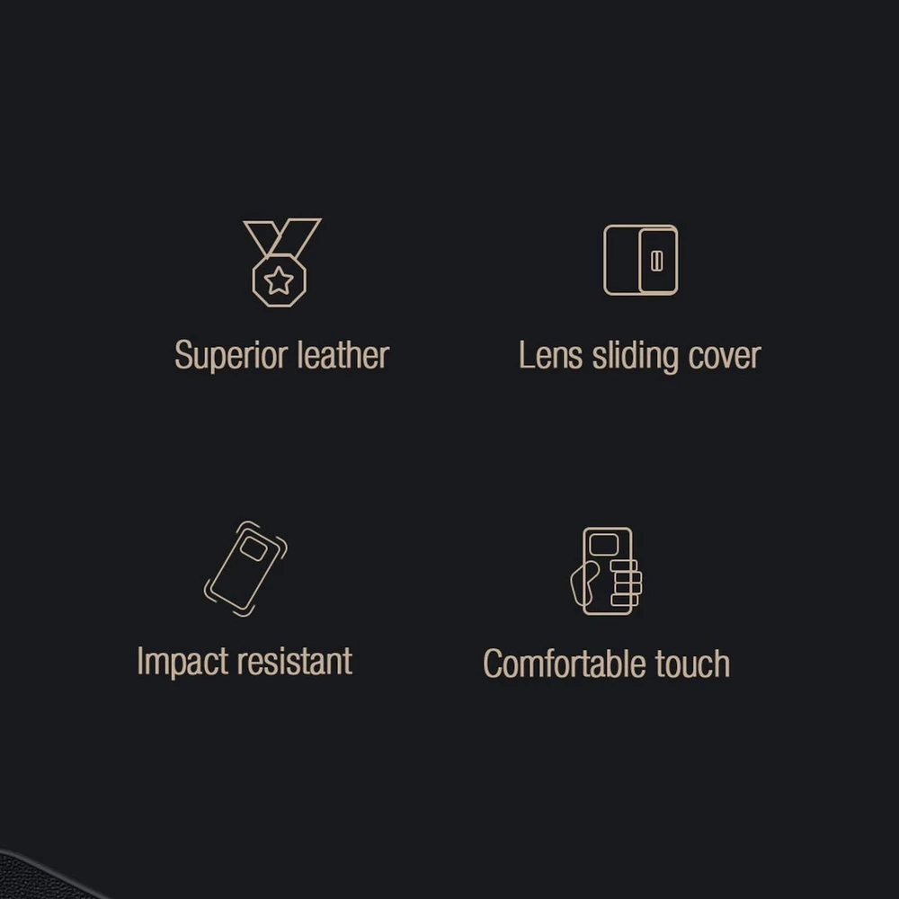 Nillkin Qin Leather Pro Apple iPhone 14 Plus Camera atverčiamas dėklas telefonui žalios spalvos