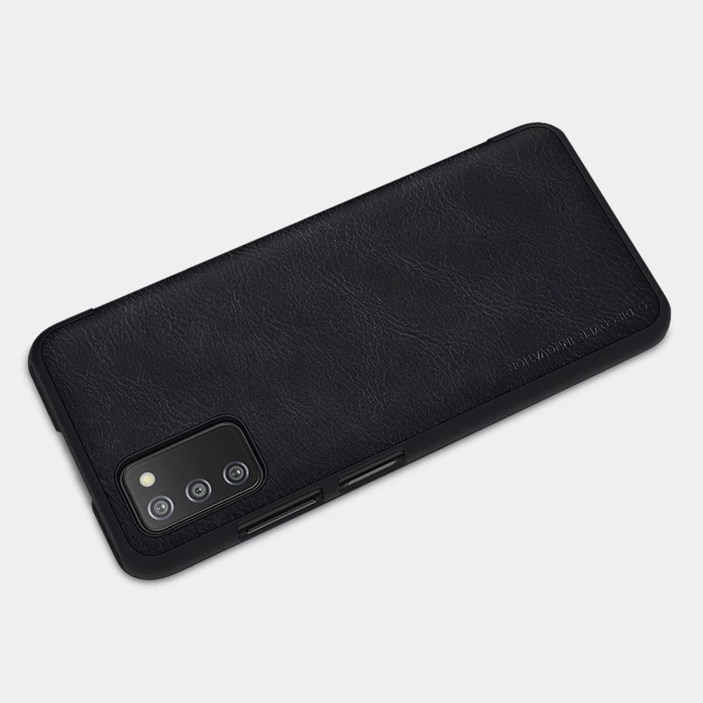 Nillkin Qin leather holster Samsung Galaxy A03s dėklas telefonui raudonos spalvos