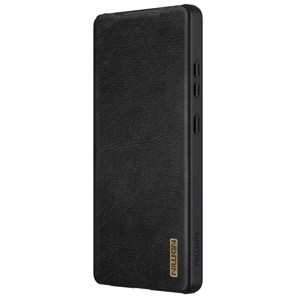 Nillkin Qin Pro Samsung Galaxy S25 Ultra – dėklas telefonui juodos spalvos