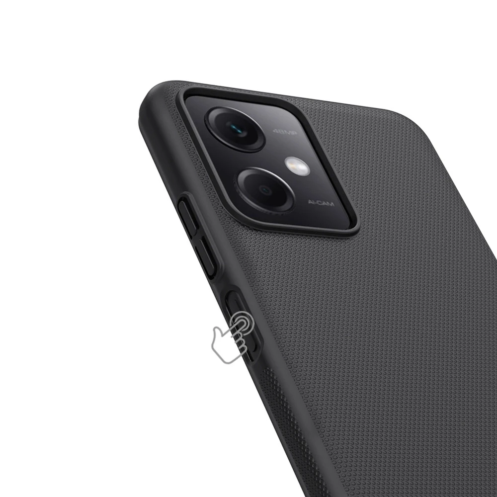 Dėklas Nillkin Super Frosted Shield Xiaomi Redmi Note 12 5G/Poco X5 5G juodas