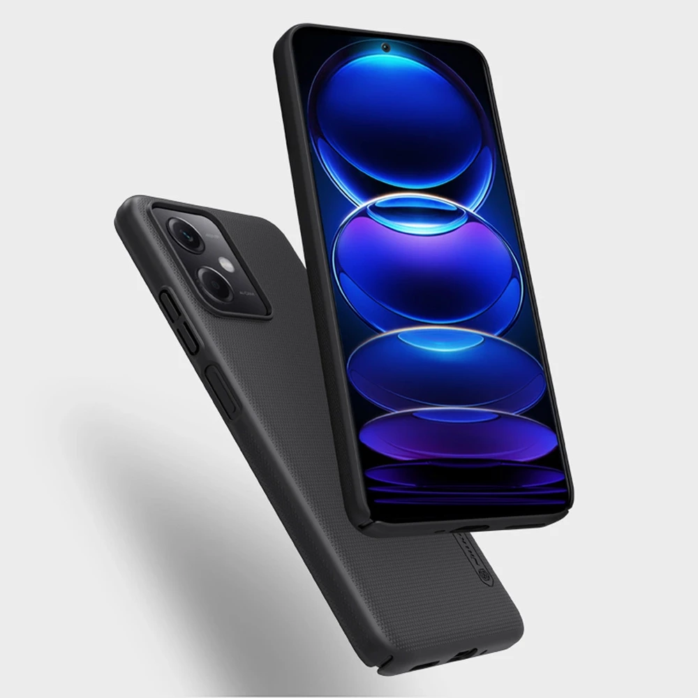 Dėklas Nillkin Super Frosted Shield Xiaomi Redmi Note 12 5G/Poco X5 5G juodas