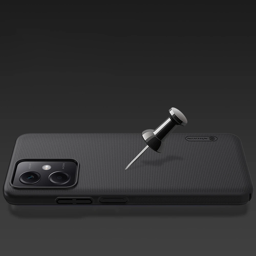 Dėklas Nillkin Super Frosted Shield Xiaomi Redmi Note 12 5G/Poco X5 5G juodas
