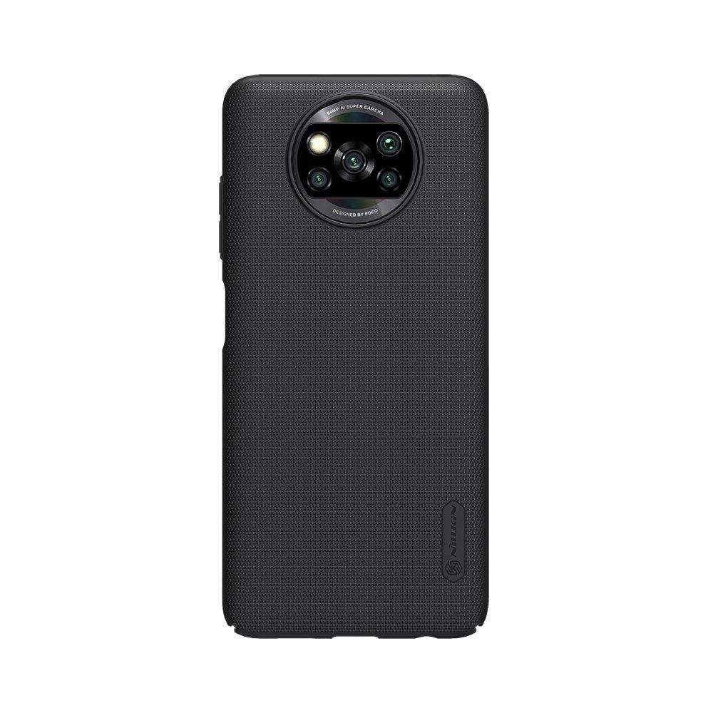 Dėklas Nillkin Frosted Shield, skirtas Xiaomi POCO X3 juodas