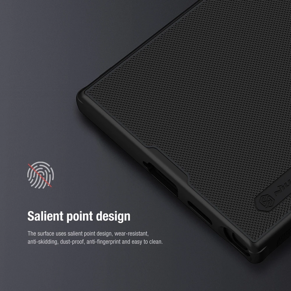 Dėklas Nillkin Super Frosted Shield Pro Samsung S928 S24 Ultra juodas