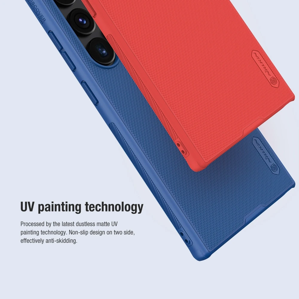 Dėklas Nillkin Super Frosted Shield Pro Samsung S928 S24 Ultra juodas