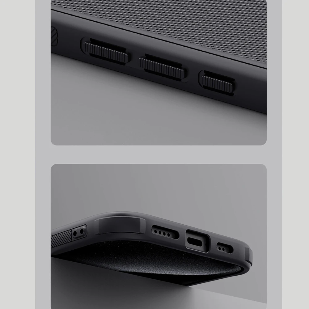 Nillkin Super Frosted Pro Back Apple iPhone 16 Pro dėklas telefonui juodos spalvos