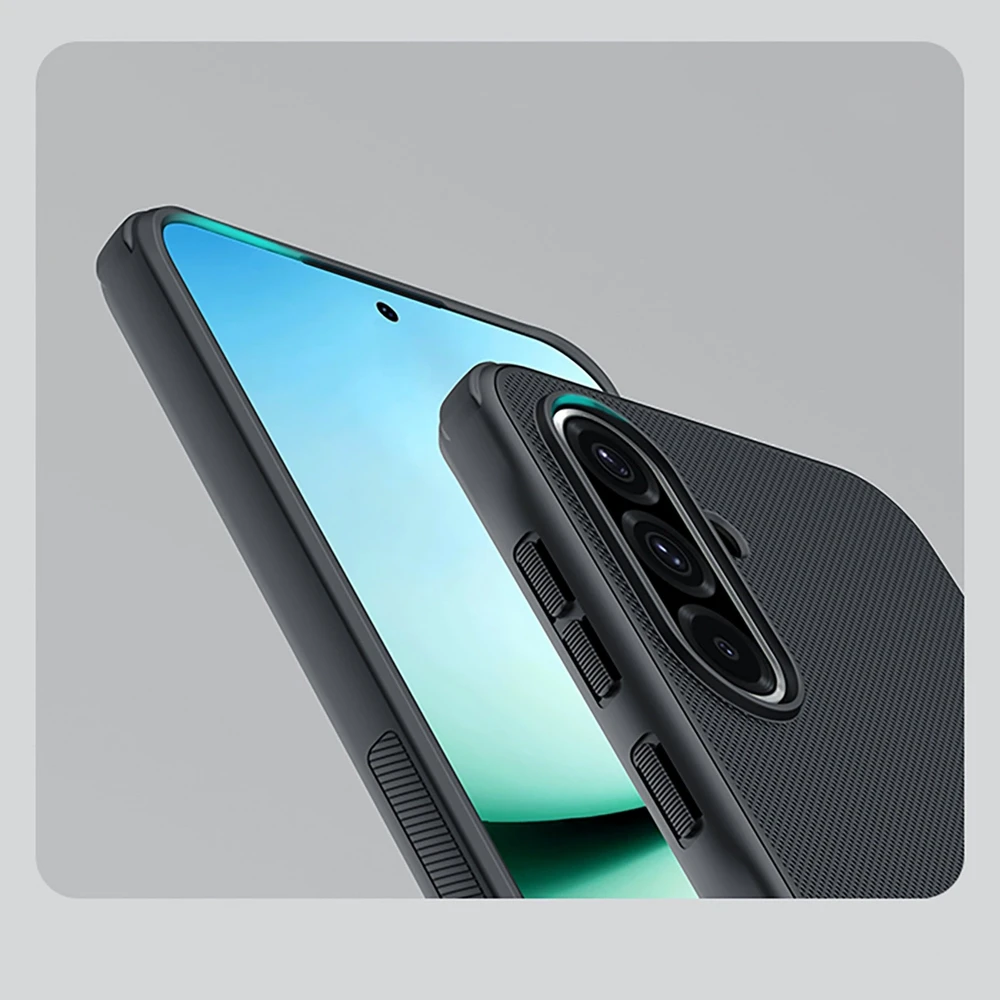 Nillkin Super Frosted PRO Back Cover skirta Samsung Galaxy A36 5G dėklas telefonui juodos spalvos