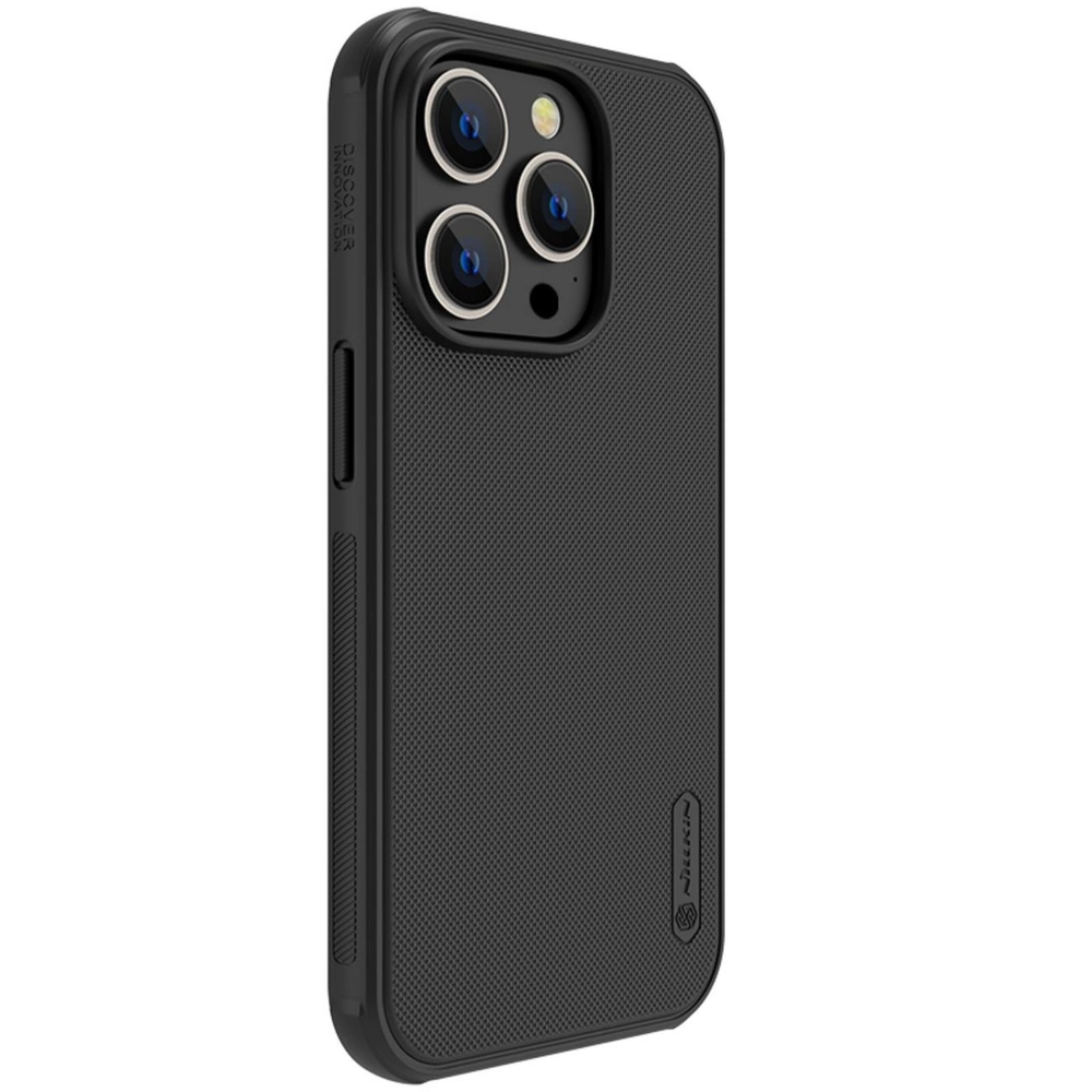 Dėklas Nillkin Super Frosted Shield Pro Apple iPhone 14 Pro Max juodas