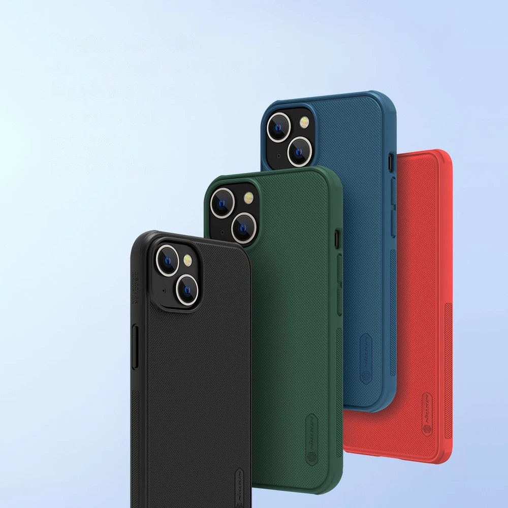 Dėklas Nillkin Super Frosted Shield Pro Apple iPhone 14 Plus mėlynas