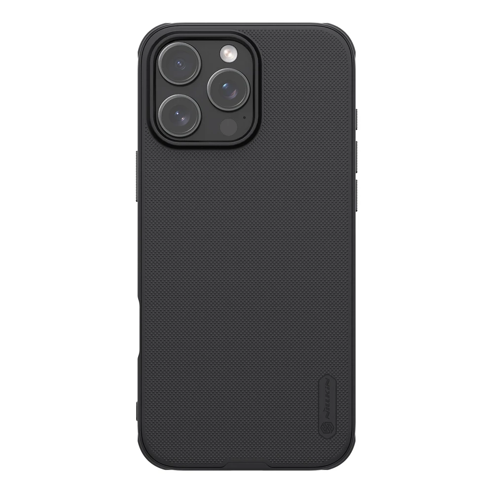 Nillkin Super Frosted Pro Back Apple iPhone 16 Pro dėklas telefonui juodos spalvos