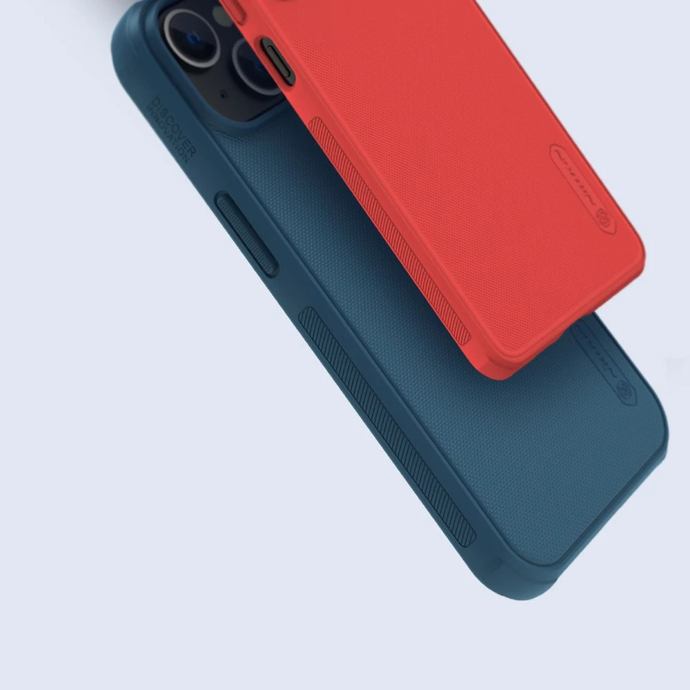 Dėklas Nillkin Super Frosted Shield Pro Apple iPhone 14 Plus mėlynas