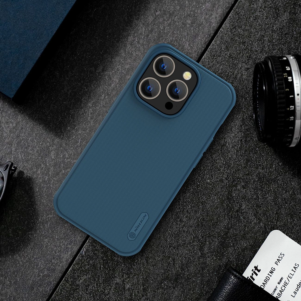 Dėklas Nillkin Super Frosted Shield Pro Apple iPhone 14 Pro Max juodas