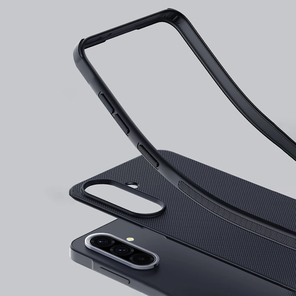 Nillkin Super Frosted PRO Back Cover skirta Samsung Galaxy A36 5G dėklas telefonui juodos spalvos