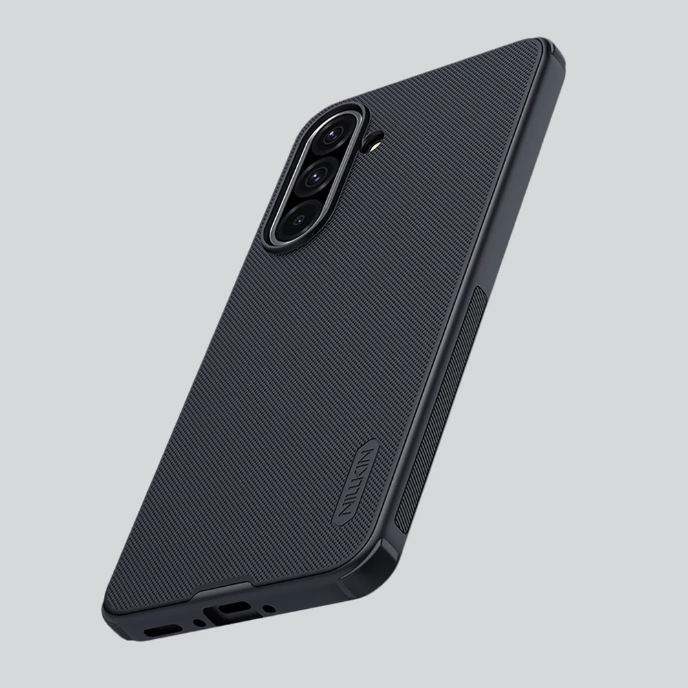 Nillkin Super Frosted PRO Back Cover skirta Samsung Galaxy A36 5G dėklas telefonui juodos spalvos
