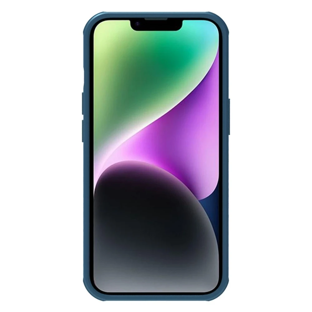 Dėklas Nillkin Super Frosted Shield Pro Apple iPhone 14 Plus mėlynas