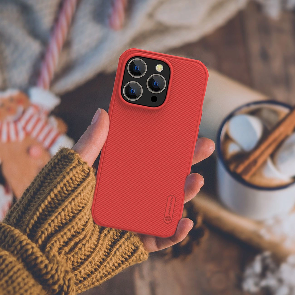 Dėklas Nillkin Super Frosted Shield Pro Apple iPhone 14 Pro Max juodas