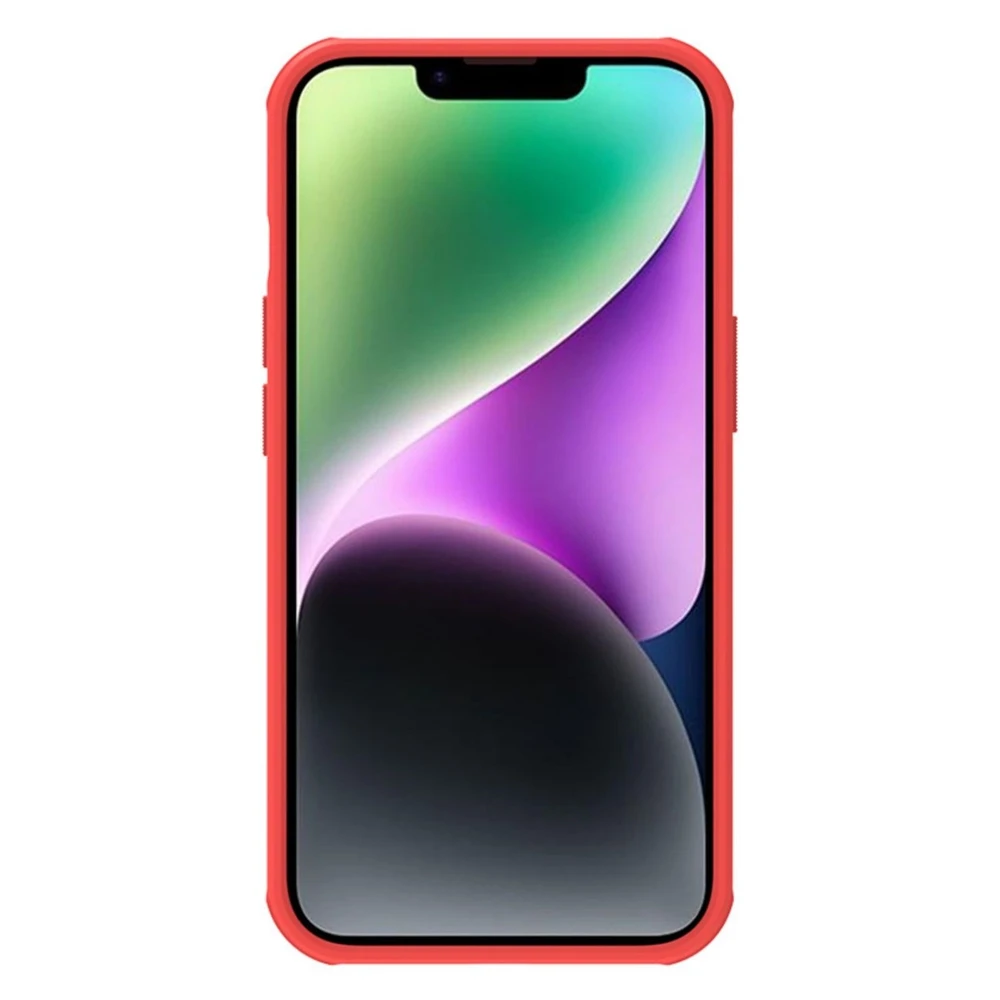 Dėklas Nillkin Super Frosted Shield Pro Apple iPhone 14 Plus raudonas
