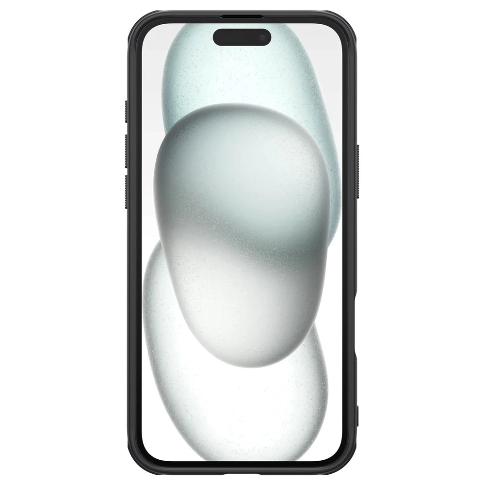 Nillkin Super Frosted Shield Pro Apple iPhone 16 – dėklas telefonui juodos spalvos