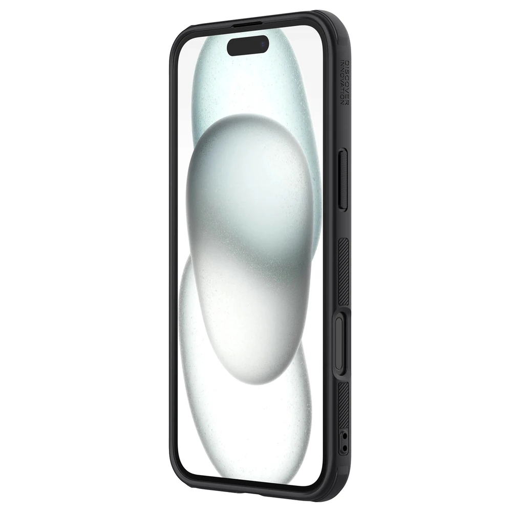 Nillkin Super Frosted Shield Pro Apple iPhone 16 – dėklas telefonui juodos spalvos