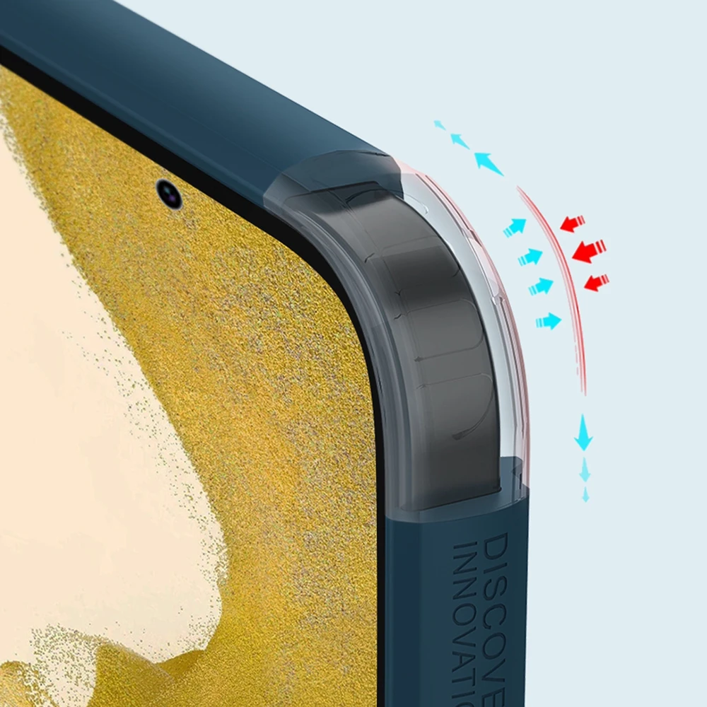 Dėklas Nillkin Super Frosted Shield Pro Samsung S916 S23 Plus 5G raudonas