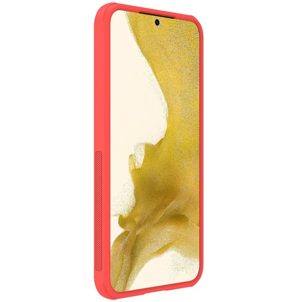 Dėklas Nillkin Super Frosted Shield Pro Samsung S916 S23 Plus 5G raudonas
