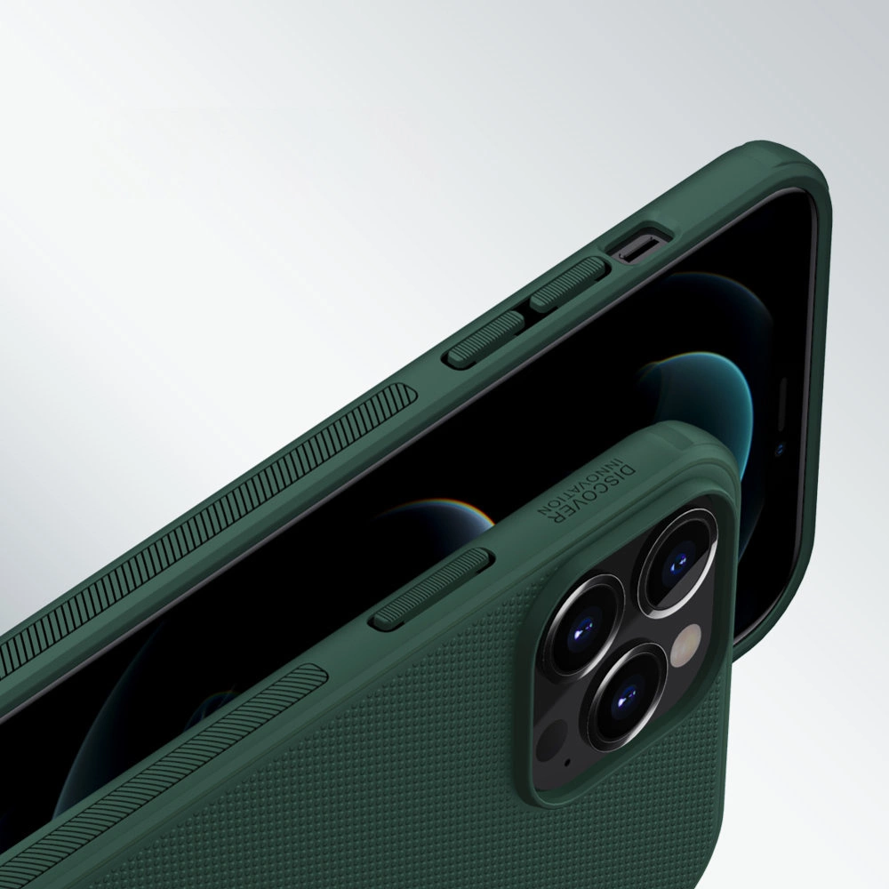 Nillkin Super Frosted Shield Pro patvarus dėklas, dangtelis Apple iPhone 13 Pro Max, mėlynos spalvos