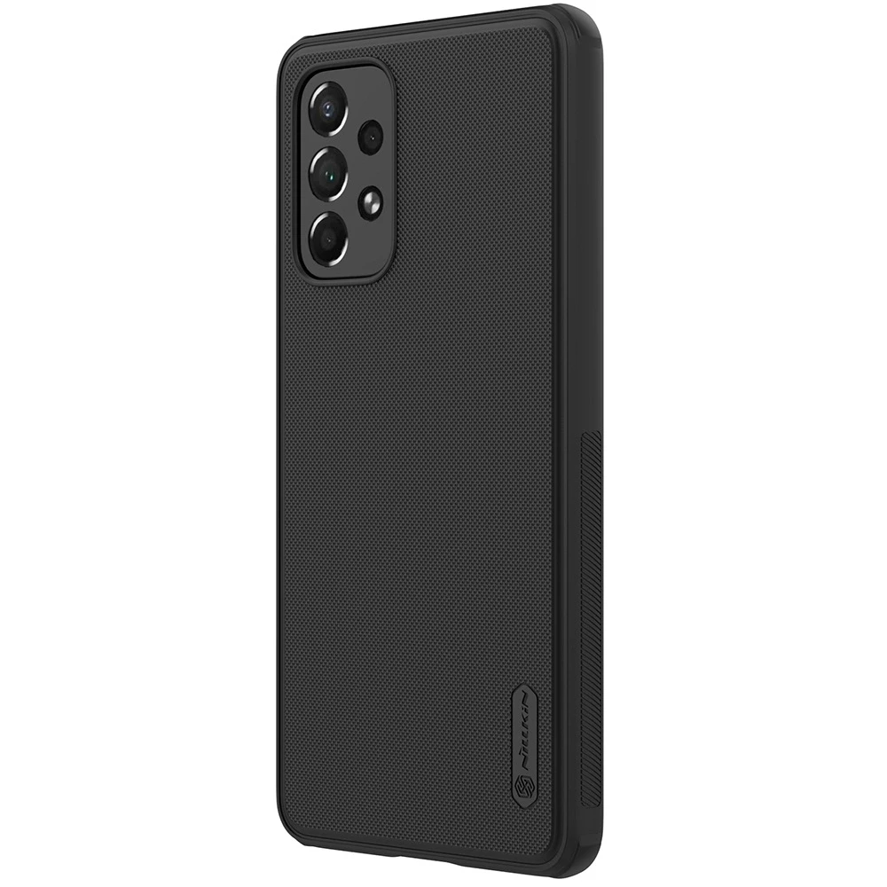 Nillkin Super Frosted Shield Pro durable Samsung Galaxy A73 dėklas telefonui juodos spalvos