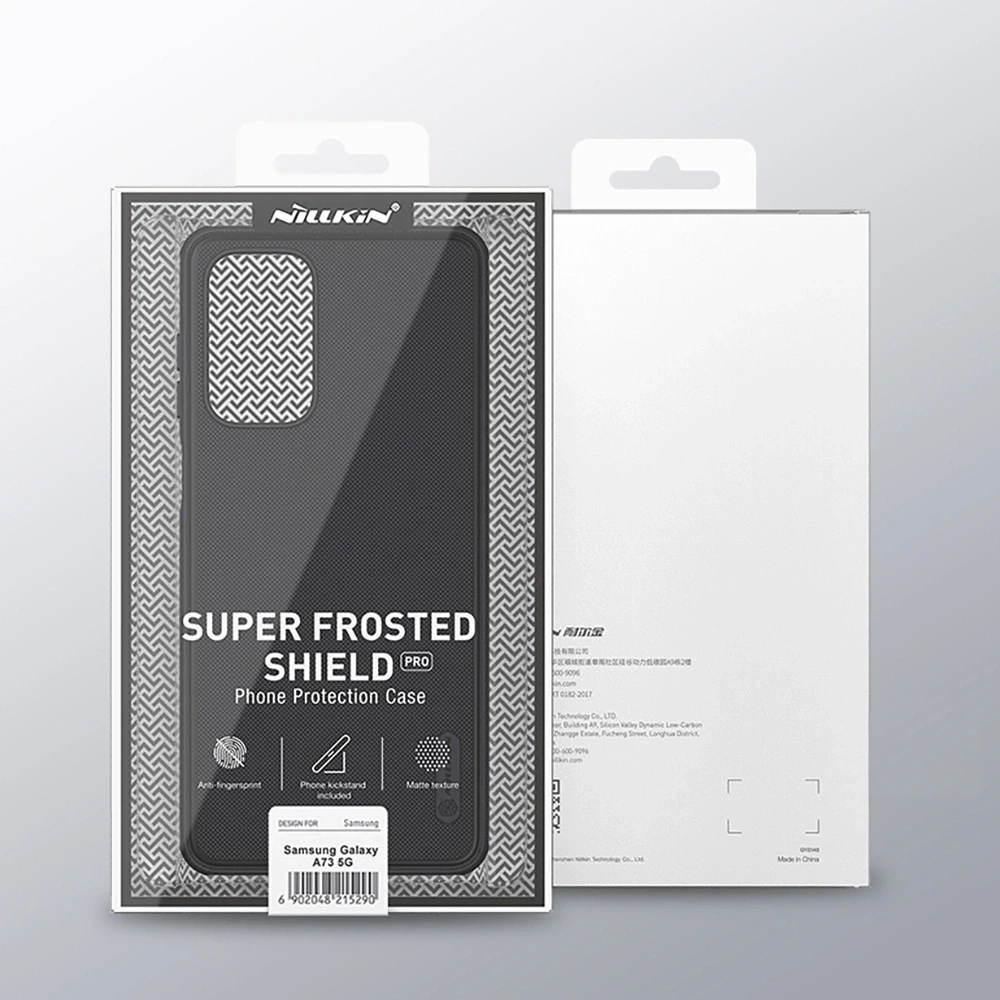 Nillkin Super Frosted Shield Pro durable Samsung Galaxy A73 dėklas telefonui raudonos spalvos
