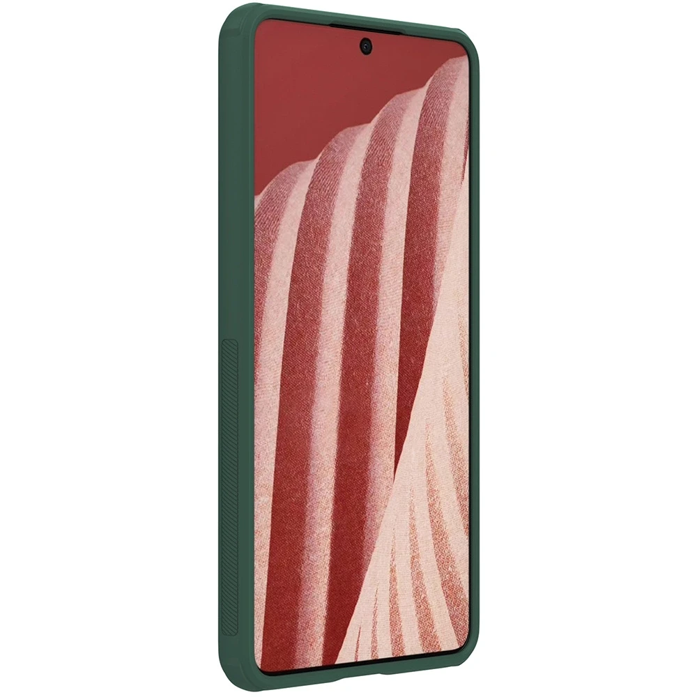 Nillkin Super Frosted Shield Pro durable Samsung Galaxy A73 dėklas telefonui žalios spalvos