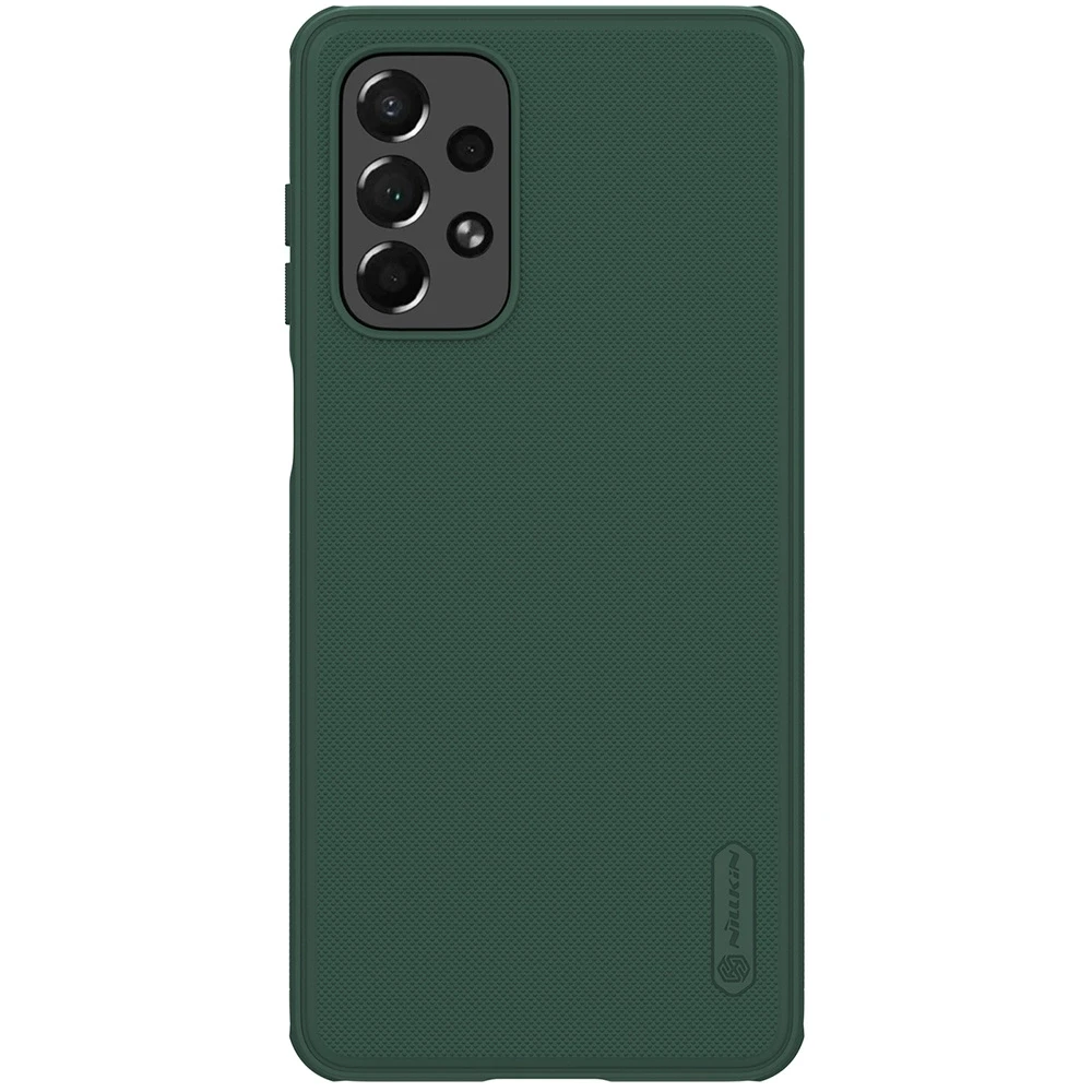 Nillkin Super Frosted Shield Pro durable Samsung Galaxy A73 dėklas telefonui žalios spalvos