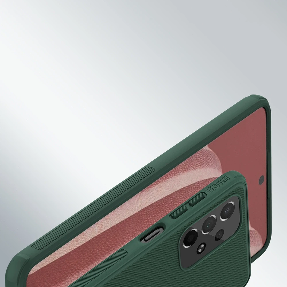 Nillkin Super Frosted Shield Pro durable Samsung Galaxy A73 dėklas telefonui raudonos spalvos