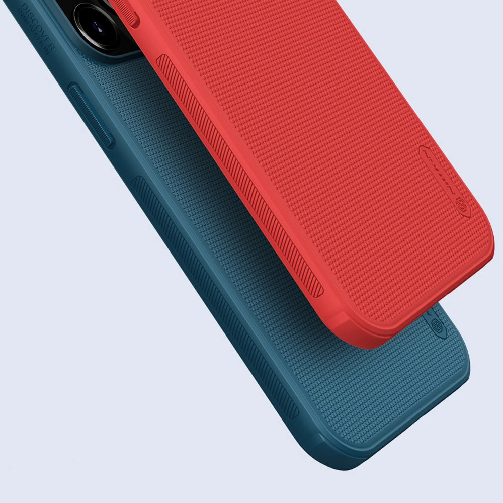 Nillkin Super Frosted Shield Pro patvarus dėklas, dangtelis Apple iPhone 13 Pro Max, mėlynos spalvos