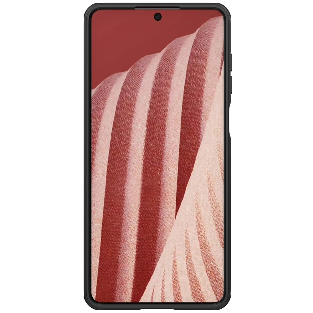 Nillkin Super Frosted Shield Pro durable Samsung Galaxy A73 dėklas telefonui juodos spalvos