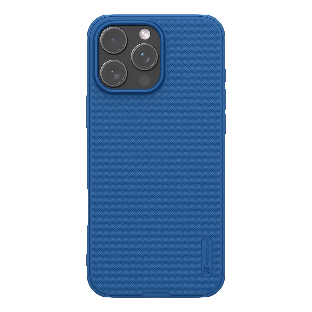Nillkin Super Frosted Shield Pro Magnetic Apple iPhone 16 Pro – dėklas telefonui mėlynos spalvos